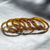 6 Gold plated bangles vintage style - Image 2